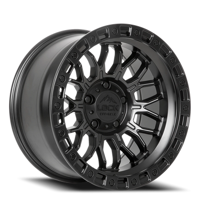 COMBAT | 20X10 | 8X180 | -18 | MATTE BLACK W MATTE BLACK RING | COMBAT-2188MB