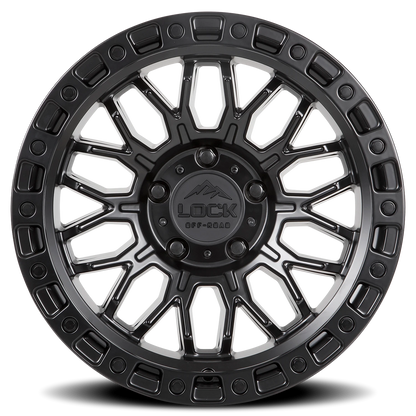 COMBAT | 20X10 | 8X165.1 | -18 | MATTE BLACK W MATTE BLACK RING | COMBAT-2186MB - Image 3