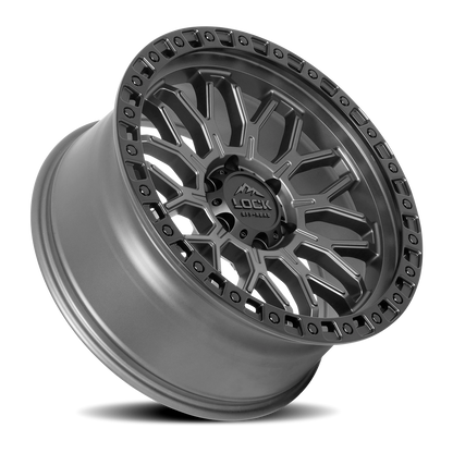 COMBAT | 20X10 | 6X139.7 | -18 | MATTE GREY W MATTE BLACK RING | COMBAT-2169MGMBR - Image 2
