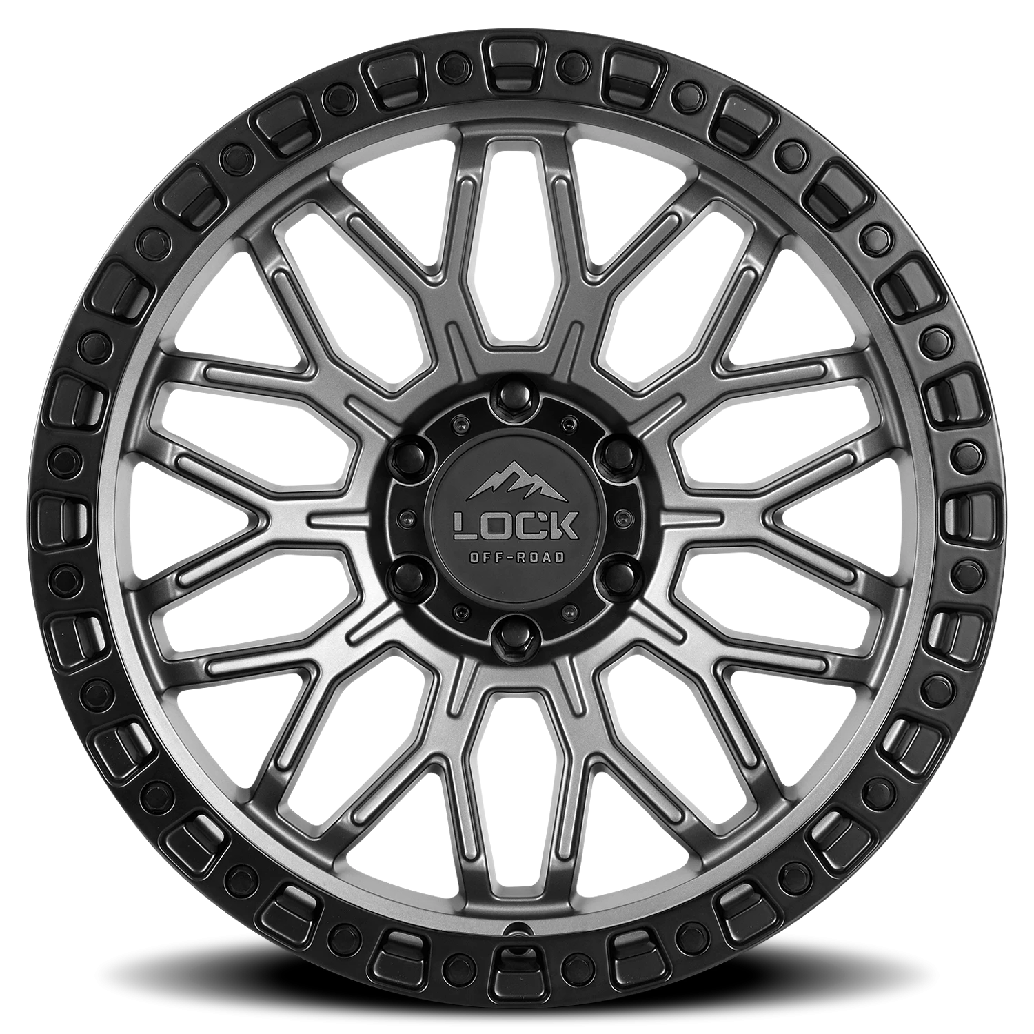 COMBAT | 17X9 | 6X135 | +1 | MATTE GREY W MATTE BLACK RING | COMBAT-7963MGMBRR - Image 3