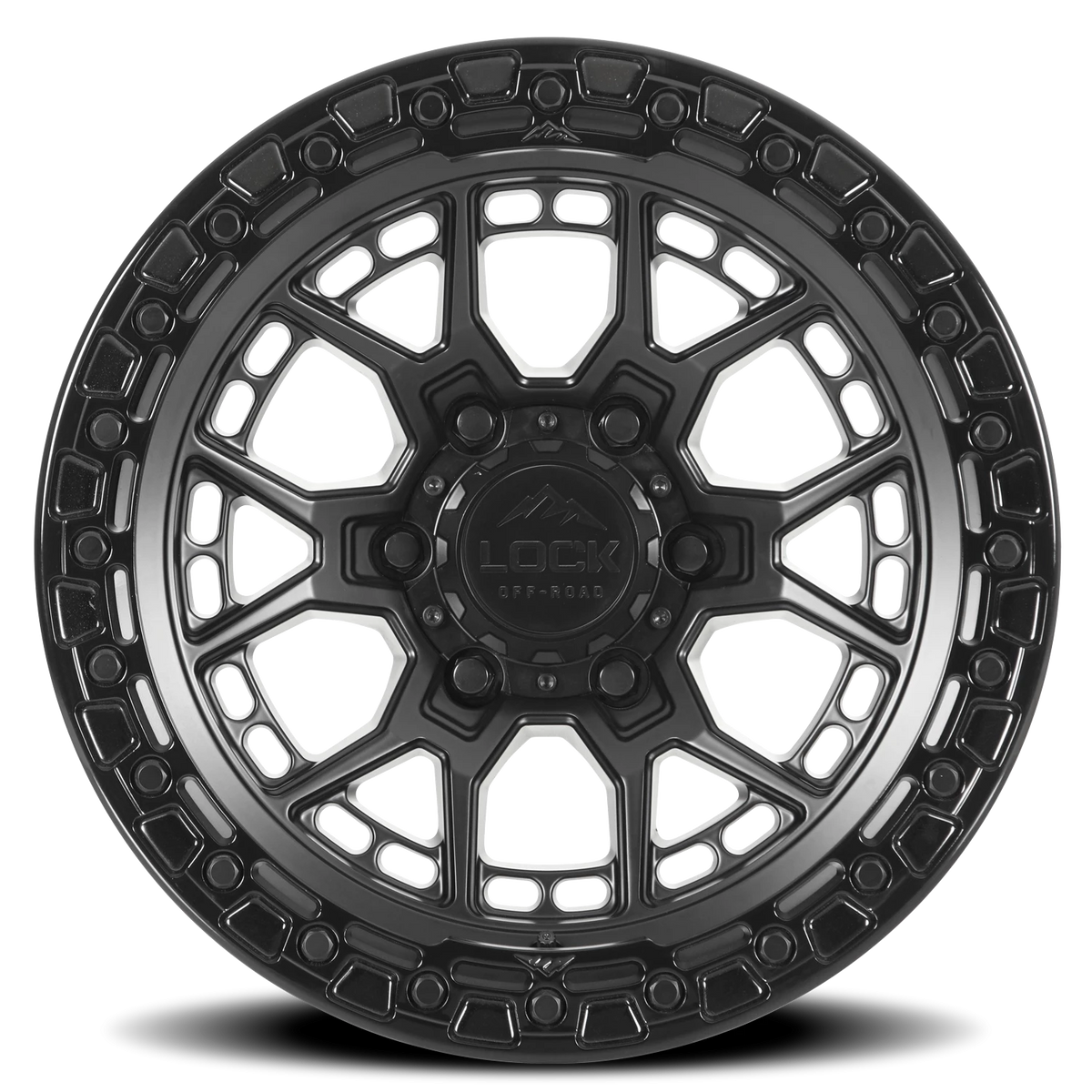 COMMANDO | 17X9 | 6X139.7 | -12 | MATTE BLACK W GLOSS BLACK RING | COMMANDO-7969GB12N - Image 3