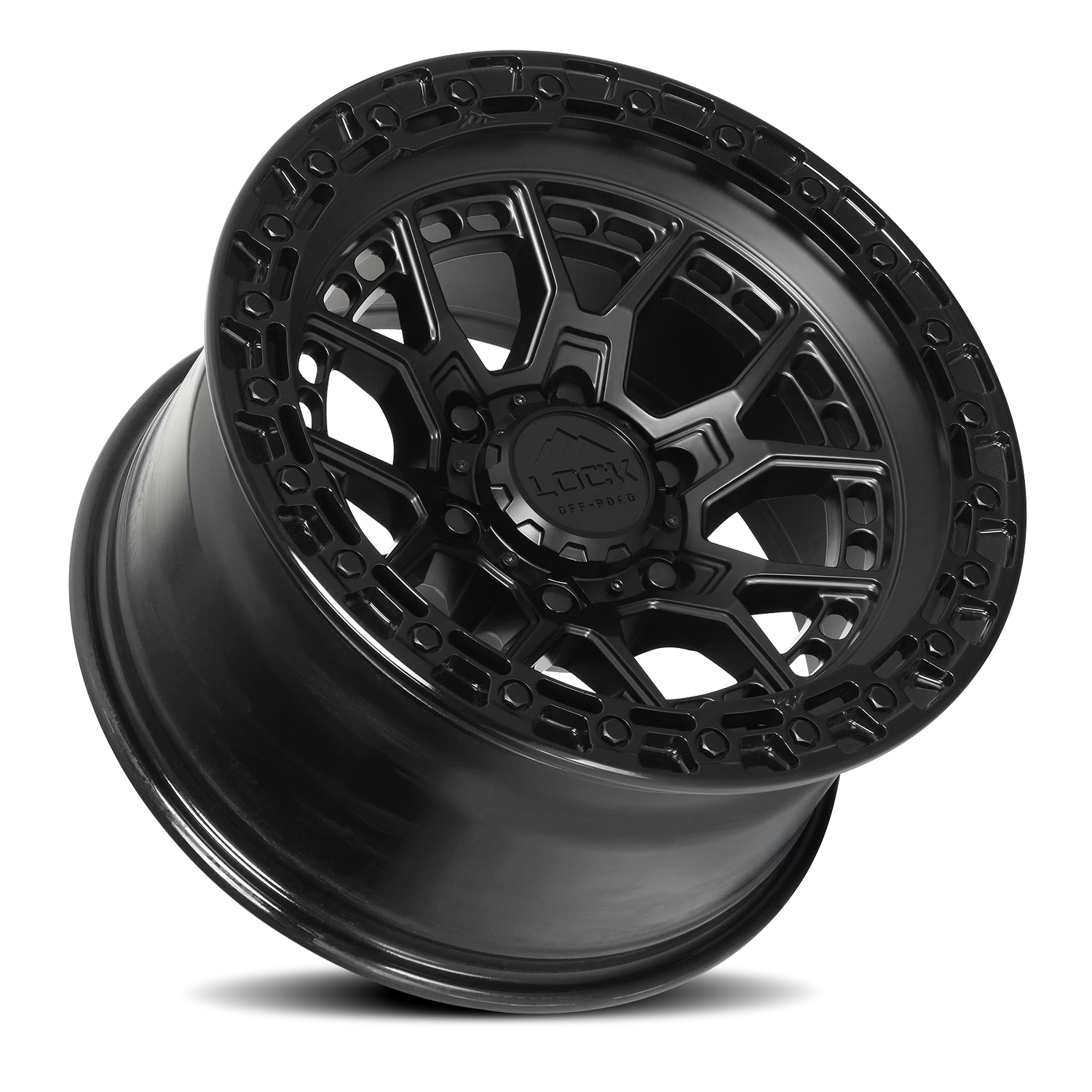 COMMANDO | 20X10 | 8X165.1 | -18 | MATTE BLACK W GLOSS BLACK RING | COMMANDO-2186GB - Image 2