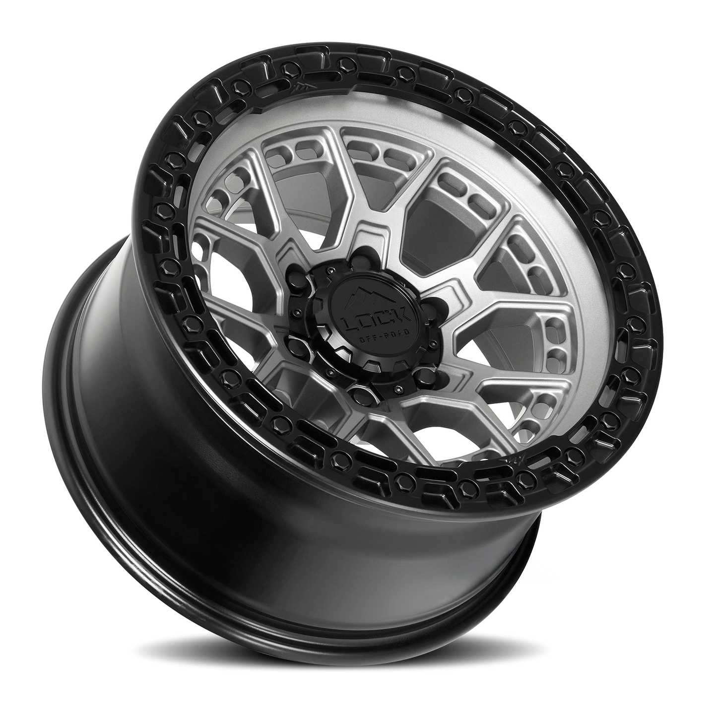 COMMANDO | 17X9 | 5X127 | +0 | MATTE GREY W MATTE BLACK RING | COMMANDO-7957MGMBR - Image 2