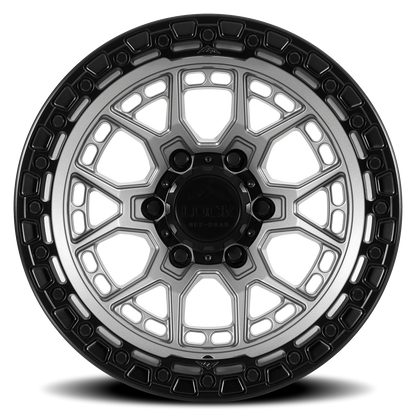 COMMANDO | 20X9 | 5X127 | +0 | MATTE GREY W MATTE BLACK RING | COMMANDO-2957MGMBR - Image 3