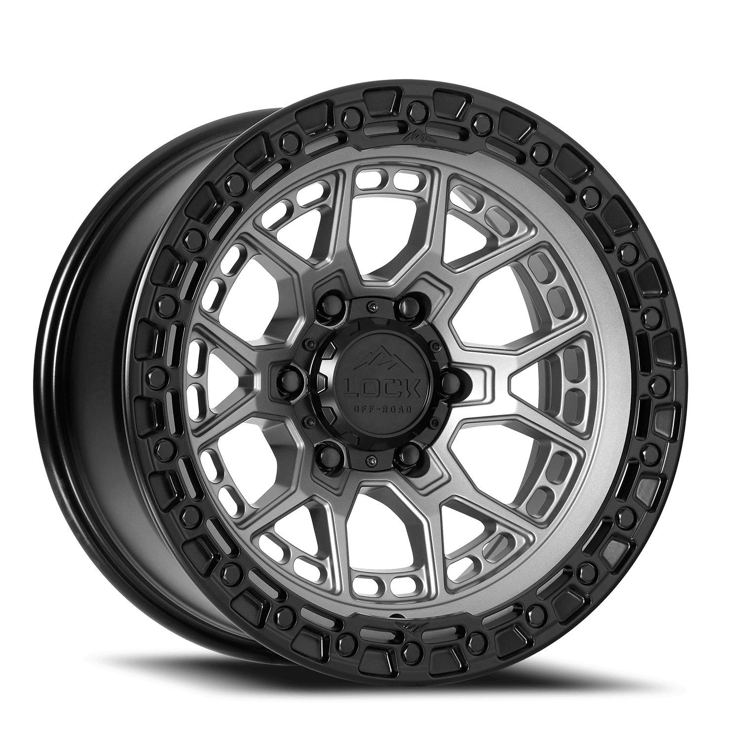COMMANDO | 20X10 | 6X139.7 | -18 | MATTE GREY W MATTE BLACK RING | COMMANDO-2169MGMBR