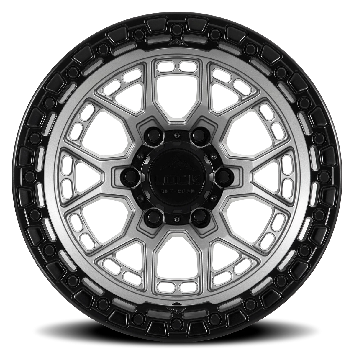 COMMANDO | 17X9 | 6X135 | +0 | MATTE GREY W MATTE BLACK RING | COMMANDO-7963MGMBR - Image 3