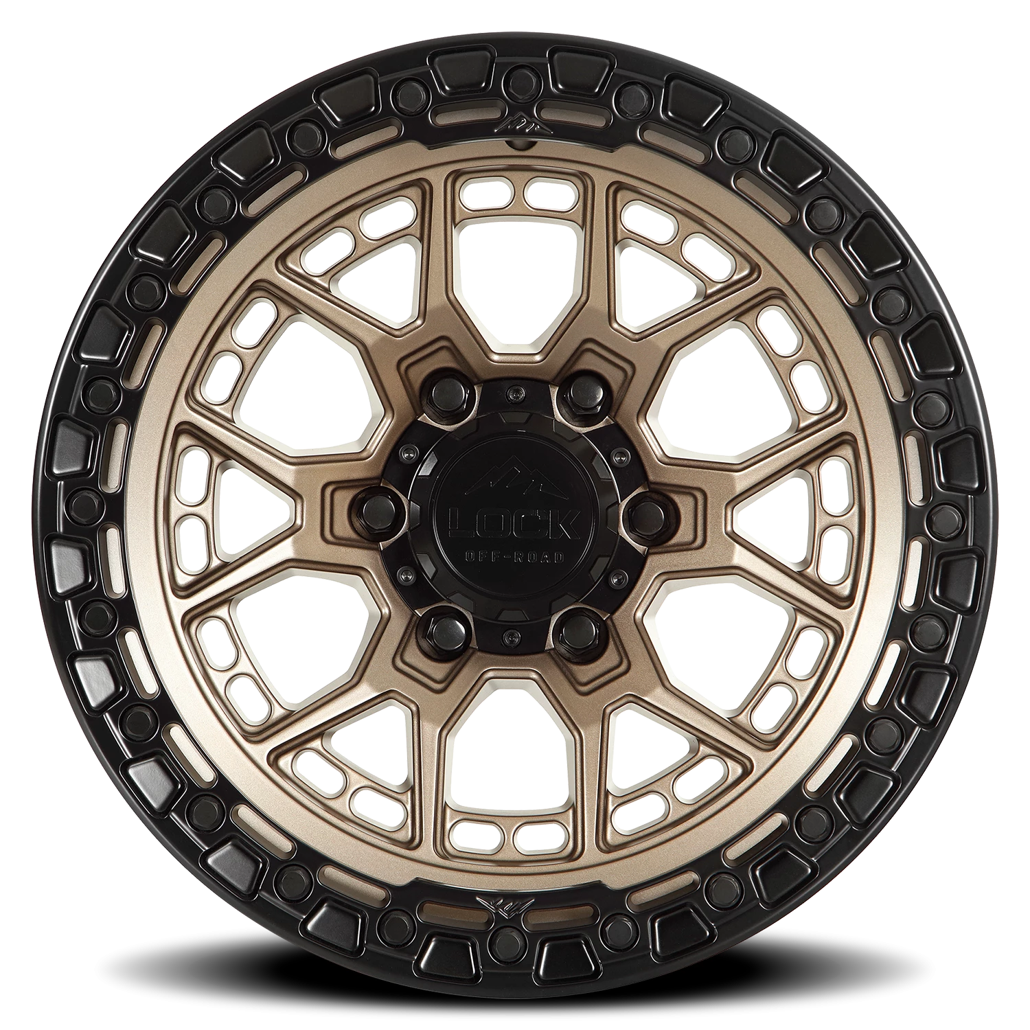 COMMANDO | 17X9 | 5X127 | +0 | MATTE BRONZE W MATTE BLACK RING | COMMANDO-7957MRMBR - Image 3