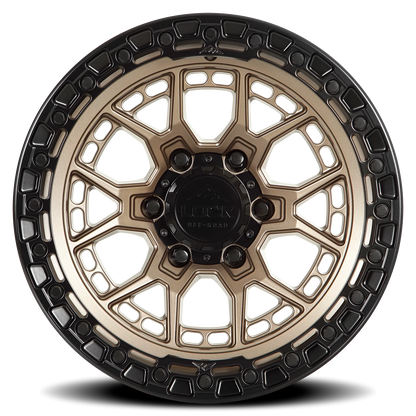 COMMANDO | 17X9 | 5X127 | +0 | MATTE BRONZE W MATTE BLACK RING | COMMANDO-7957MRMBR - Image 3