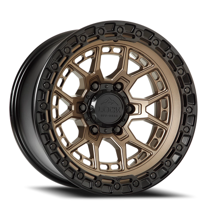 COMMANDO | 17X9 | 6X139.7 | -12 | MATTE BRONZE W MATTE BLACK RING | COMMANDO-7969MRMBR12N