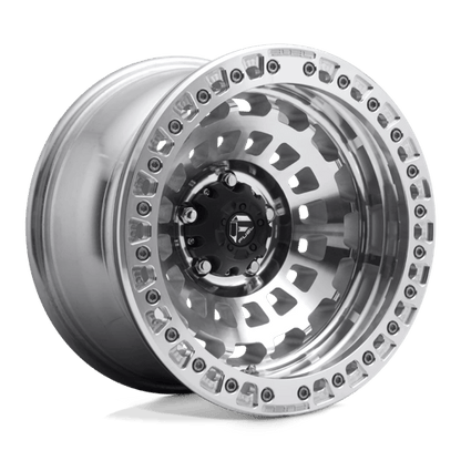 Fuel 1PC | D102 ZEPHYR BEADLOCK | 17.0x9.00 | 6X139.7 | -15 | GLOSS MACHINED
