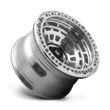 Fuel 1PC | D102 ZEPHYR BEADLOCK | 17.0x9.00 | 6X139.7 | -15 | GLOSS MACHINED