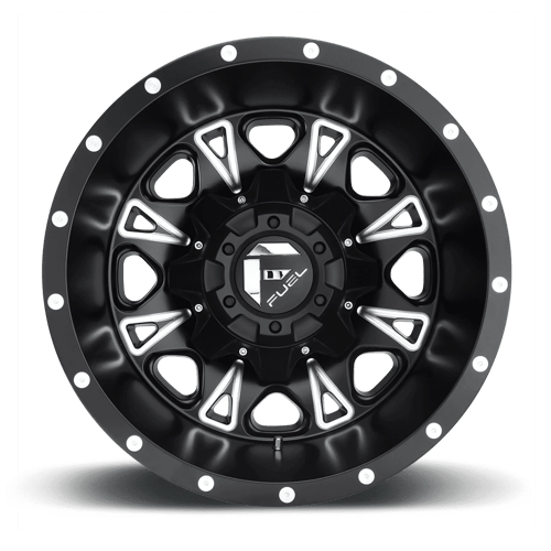 Fuel 1PC | D513 THROTTLE | 17.0x6.50 | 8X200 | -140 | MATTE BLACK MILLED