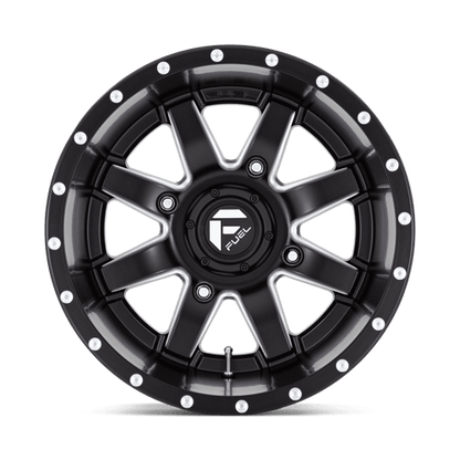 Fuel UTV | D538 MAVERICK | 15.0x10.00 | 4X156 | 0 | MATTE BLACK MILLED