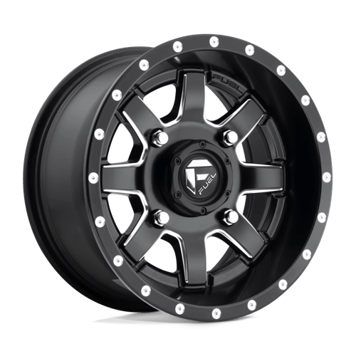 Fuel UTV | D538 MAVERICK | 14.0x7.00 | 4X156 | 13 | MATTE BLACK MILLED