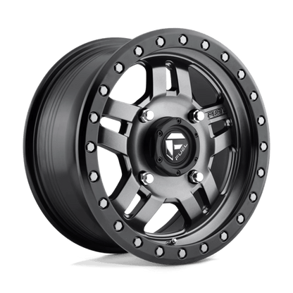 Fuel UTV | D558 ANZA | 15.0x7.00 | 4X137 | 13 | MATTE GUNMETAL BLACK BEAD RING