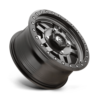 Fuel UTV | D558 ANZA | 15.0x7.00 | 4X156 | 13 | MATTE GUNMETAL BLACK BEAD RING