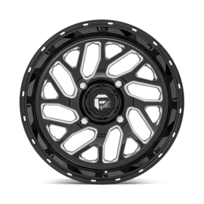 Fuel UTV | D581 TRITON | 18.0x7.00 | 4X137 | 13 | GLOSS BLACK MILLED