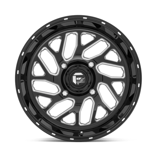 Fuel UTV | D581 TRITON | 18.0x7.00 | 4X156 | 13 | GLOSS BLACK MILLED