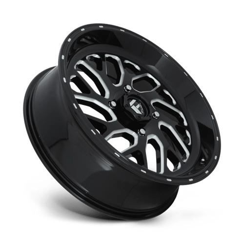 Fuel UTV | D581 TRITON | 20.0x7.00 | 4X156 | 13 | GLOSS BLACK MILLED