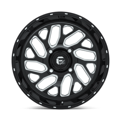 Fuel UTV | D581 TRITON | 20.0x7.00 | 4X156 | 13 | GLOSS BLACK MILLED