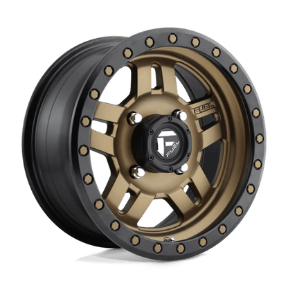 Fuel UTV | D583 ANZA UTV | 15.0x7.00 | 4X156 | 13 | MATTE BRONZE BLACK BEAD RING