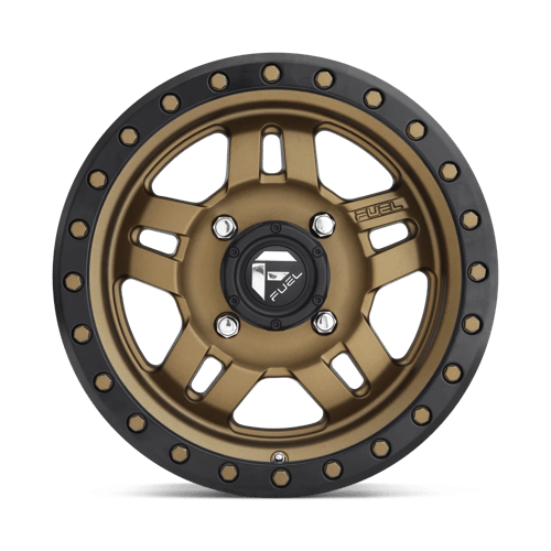 Fuel UTV | D583 ANZA UTV | 14.0x7.00 | 4X156 | 13 | MATTE BRONZE BLACK BEAD RING