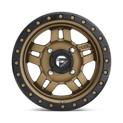 Fuel UTV | D583 ANZA UTV | 14.0x7.00 | 4X156 | 13 | MATTE BRONZE BLACK BEAD RING