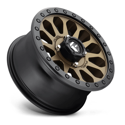 Fuel UTV | D600 VECTOR UTV | 15.0x7.00 | 4X137 | 38 | MATTE BRONZE BLACK BEAD RING