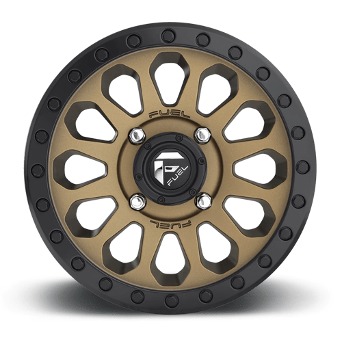 Fuel UTV | D600 VECTOR UTV | 14.0x7.00 | 4X137 | 38 | MATTE BRONZE BLACK BEAD RING