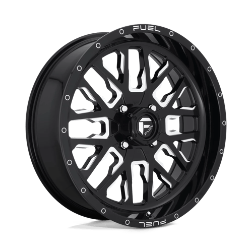 Fuel UTV | D611 STROKE | 20.0x7.00 | 4X156 | 13 | GLOSS BLACK MILLED