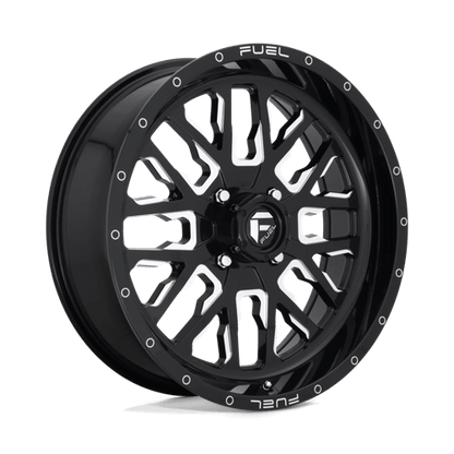 Fuel UTV | D611 STROKE | 20.0x7.00 | 4X156 | 13 | GLOSS BLACK MILLED