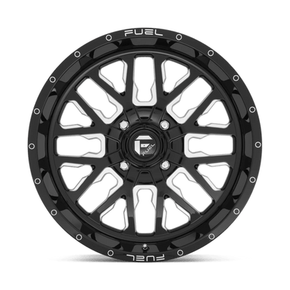 Fuel UTV | D611 STROKE | 20.0x7.00 | 4X156 | 13 | GLOSS BLACK MILLED