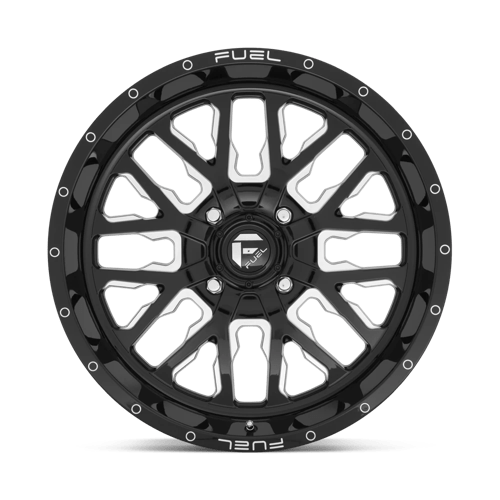 Fuel UTV | D611 STROKE | 20.0x7.00 | 4X137 | 13 | GLOSS BLACK MILLED