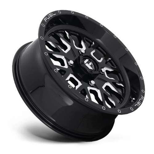 Fuel UTV | D611 STROKE | 18.0x7.00 | 4X137 | 13 | GLOSS BLACK MILLED