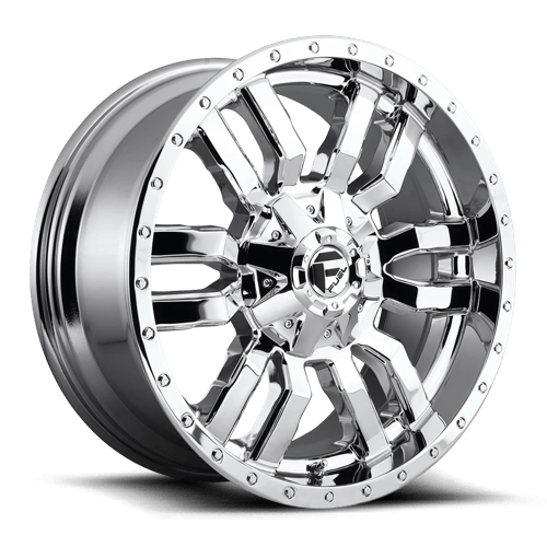 Fuel 1PC | D631 SLEDGE | 20.0x9.00 | 6X135/6X139.7 | 20 | CHROME PLATED