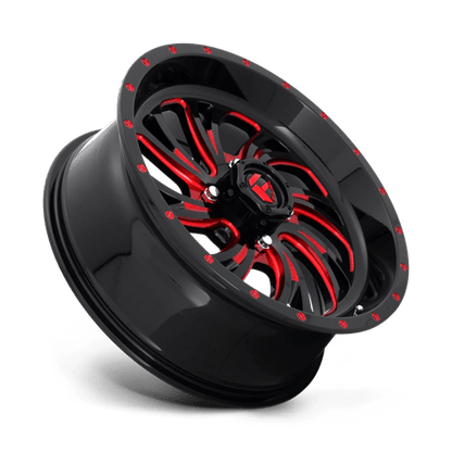 Fuel UTV | D642 KOMPRESSOR UTV | 18.0x7.00 | 4X137 | 13 | GLOSS BLACK RED TINTED CLEAR
