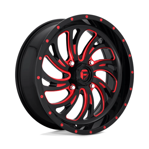 Fuel UTV | D642 KOMPRESSOR UTV | 20.0x7.00 | 4X156 | 13 | GLOSS BLACK RED TINTED CLEAR