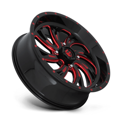 Fuel UTV | D642 KOMPRESSOR UTV | 20.0x7.00 | 4X137 | 13 | GLOSS BLACK RED TINTED CLEAR