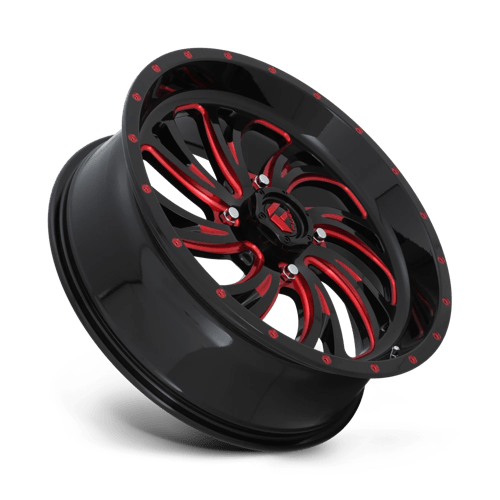 Fuel UTV | D642 KOMPRESSOR UTV | 20.0x7.00 | 4X156 | 13 | GLOSS BLACK RED TINTED CLEAR