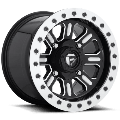 Fuel UTV | D910 HARDLINE BEADLOCK | 15.0x7.00 | 4X137 | 38 | GLOSS BLACK MILLED