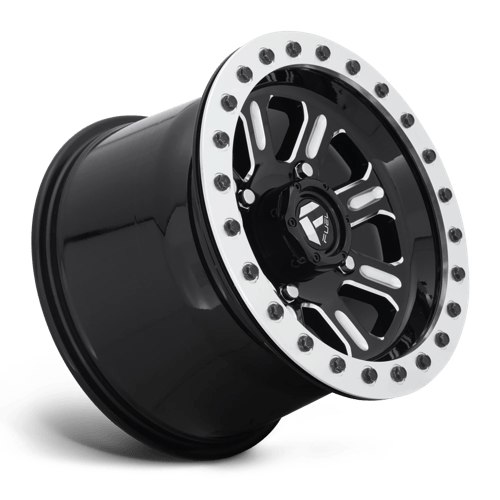 Fuel UTV | D910 HARDLINE BEADLOCK | 15.0x7.00 | 4X156 | 38 | GLOSS BLACK MILLED