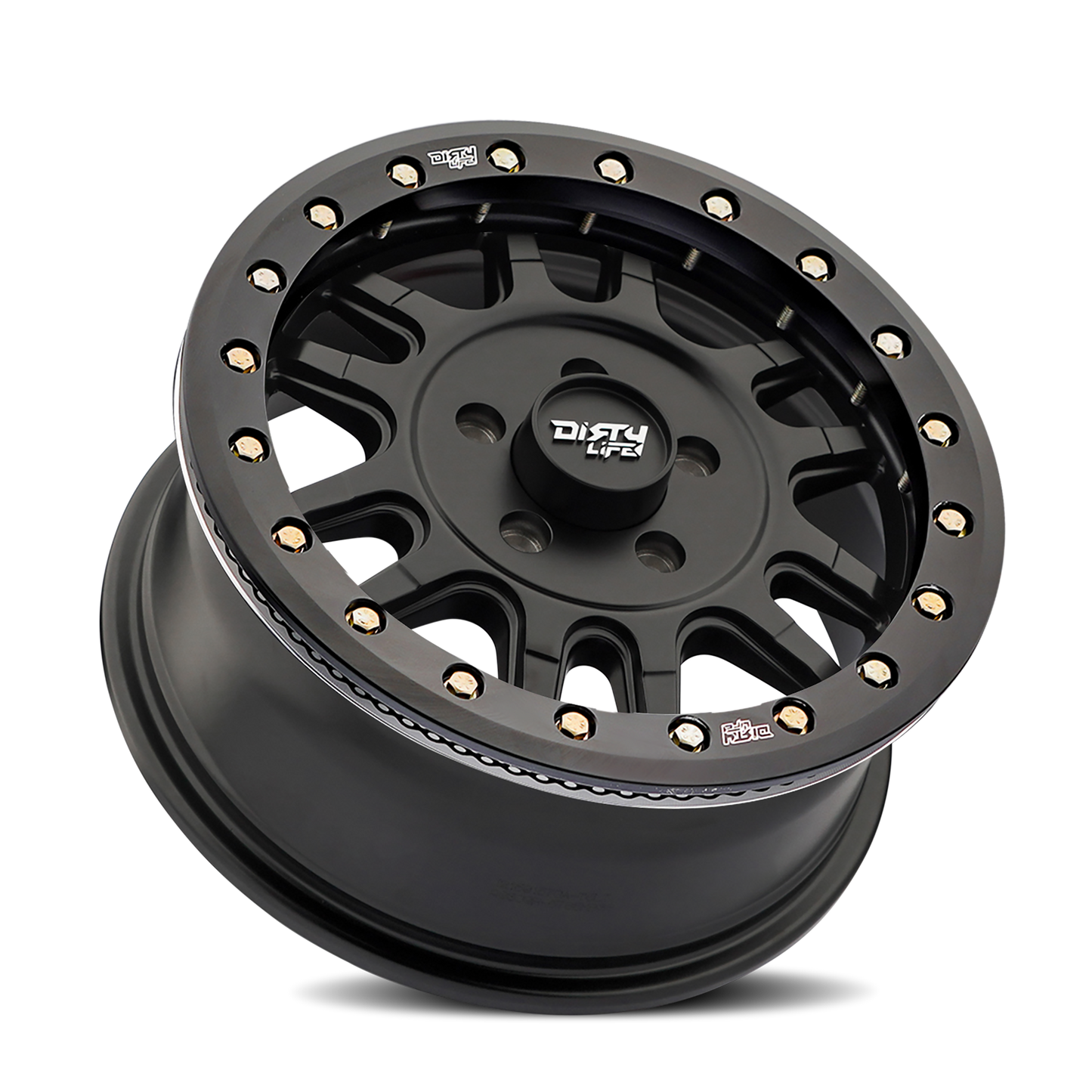 DIRTY LIFE CANYON PRO SXS MATTE BLACK | 15x7 | BLANK | 13mm | 9309R-5799MB