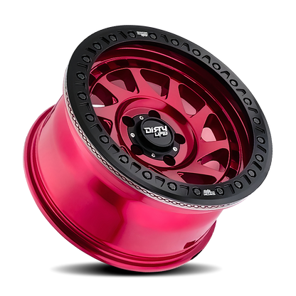 DIRTY LIFE ENIGMA RACE GLOSS CRIMSON CANDY RED | 17x9 | 5-127 | -38mm | 9313-7973R38