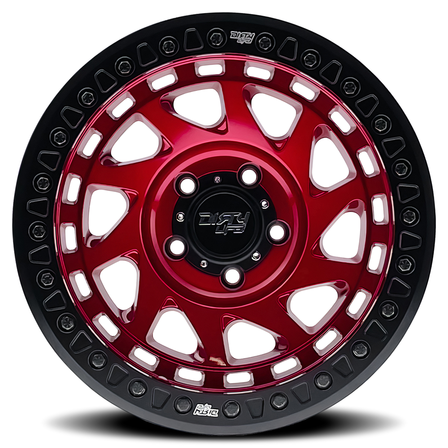 DIRTY LIFE ENIGMA RACE GLOSS CRIMSON CANDY RED | 17x9 | 6-135 | -12mm | 9313-7936R12