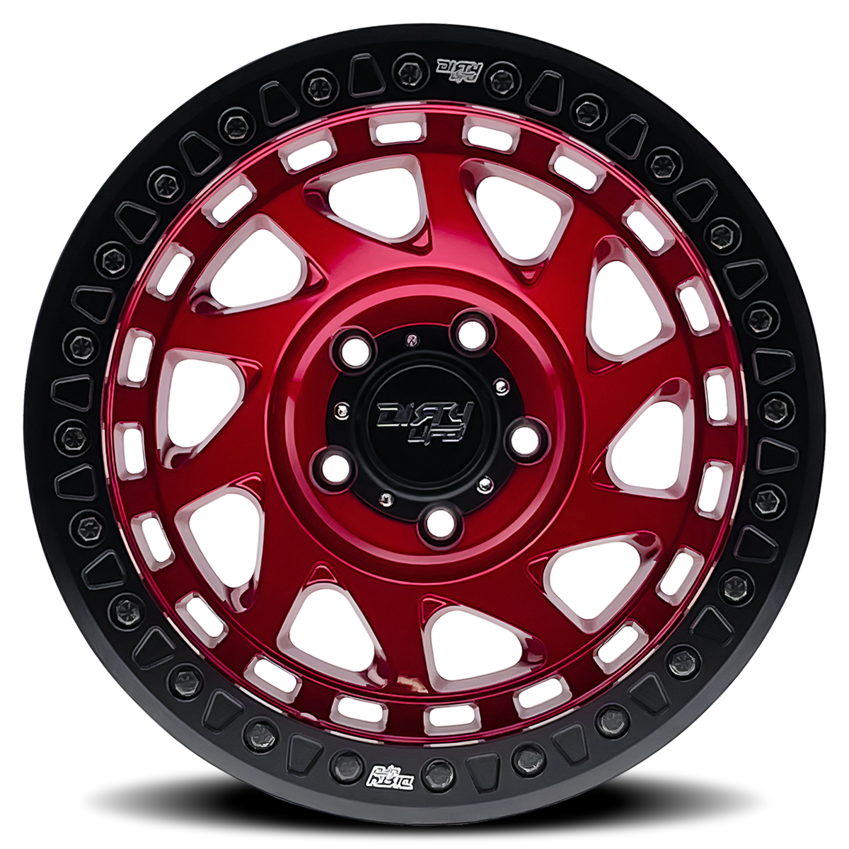 DIRTY LIFE ENIGMA RACE GLOSS CRIMSON CANDY RED | 17x9 | 8-170 | -12mm | 9313-7970R12