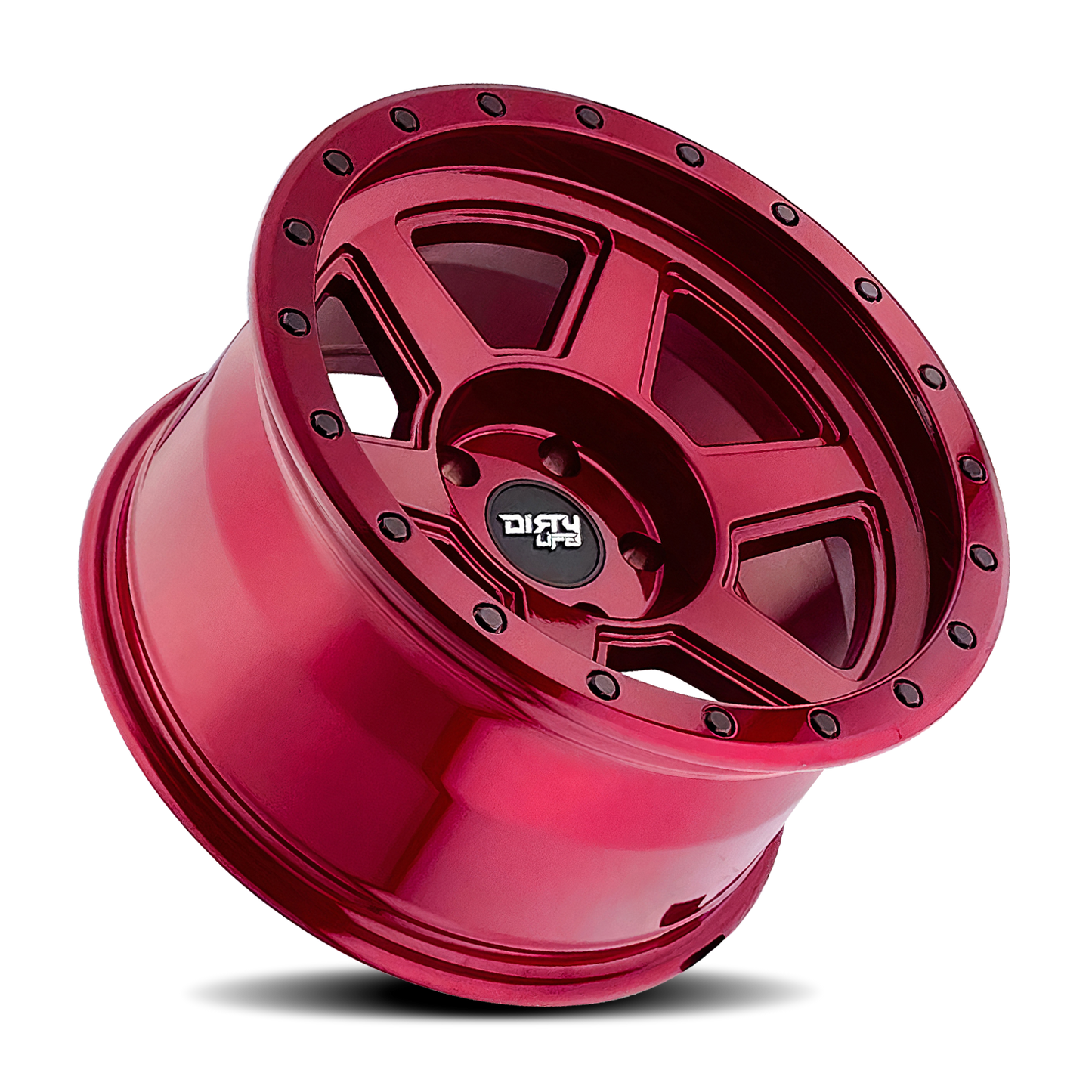 DIRTY LIFE COMPOUND GLOSS CRIMSON CANDY RED | 17x9 | 6x139.7 | -12mm | 9315-7983R12