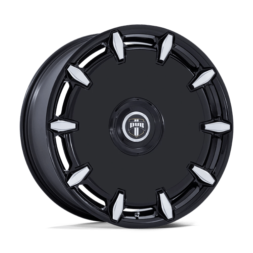 DUB 1PC | DC271 CHEEF | 24.0x9.00 | 5X115/5X120 | 38 | GLOSS BLACK MILLED