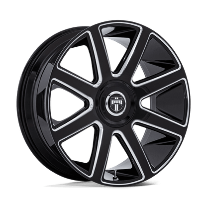 DUB 1PC | DC273 PULL | 24.0x10.00 | 6X135/6X139.7 | 30 | GLOSS BLACK MILLED