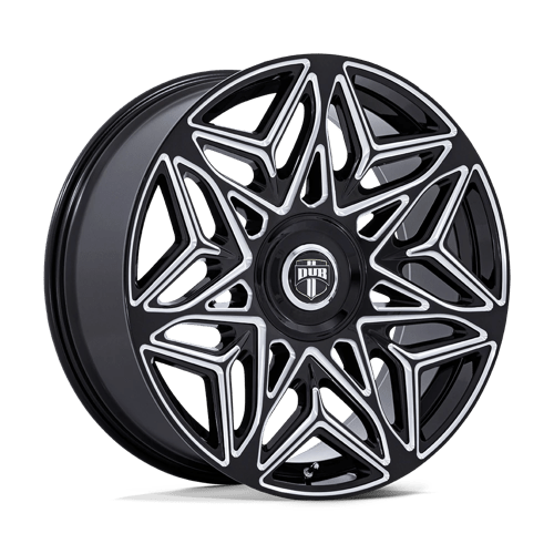 DUB 1PC | DC274 ANOMALY | 24.0x9.00 | 5X115/5X120 | 15 | GLOSS BLACK MILLED