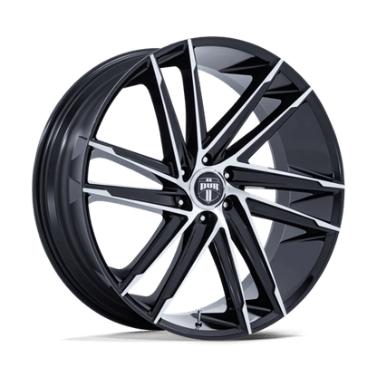 DUB 1PC | DC275 BLAZE | 26.0x10.00 | 6X139.7 | 25 | GLOSS BLACK W/ MACHINED FACE